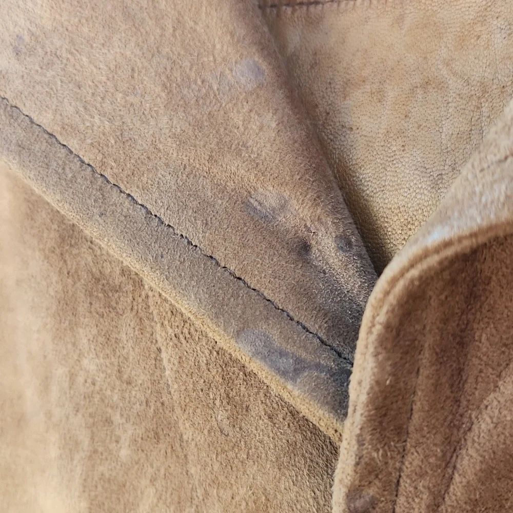 R M. WILLIAMS  LONG HORN vintage  heavy winter sheepskin jacket - Picture 6 of 12